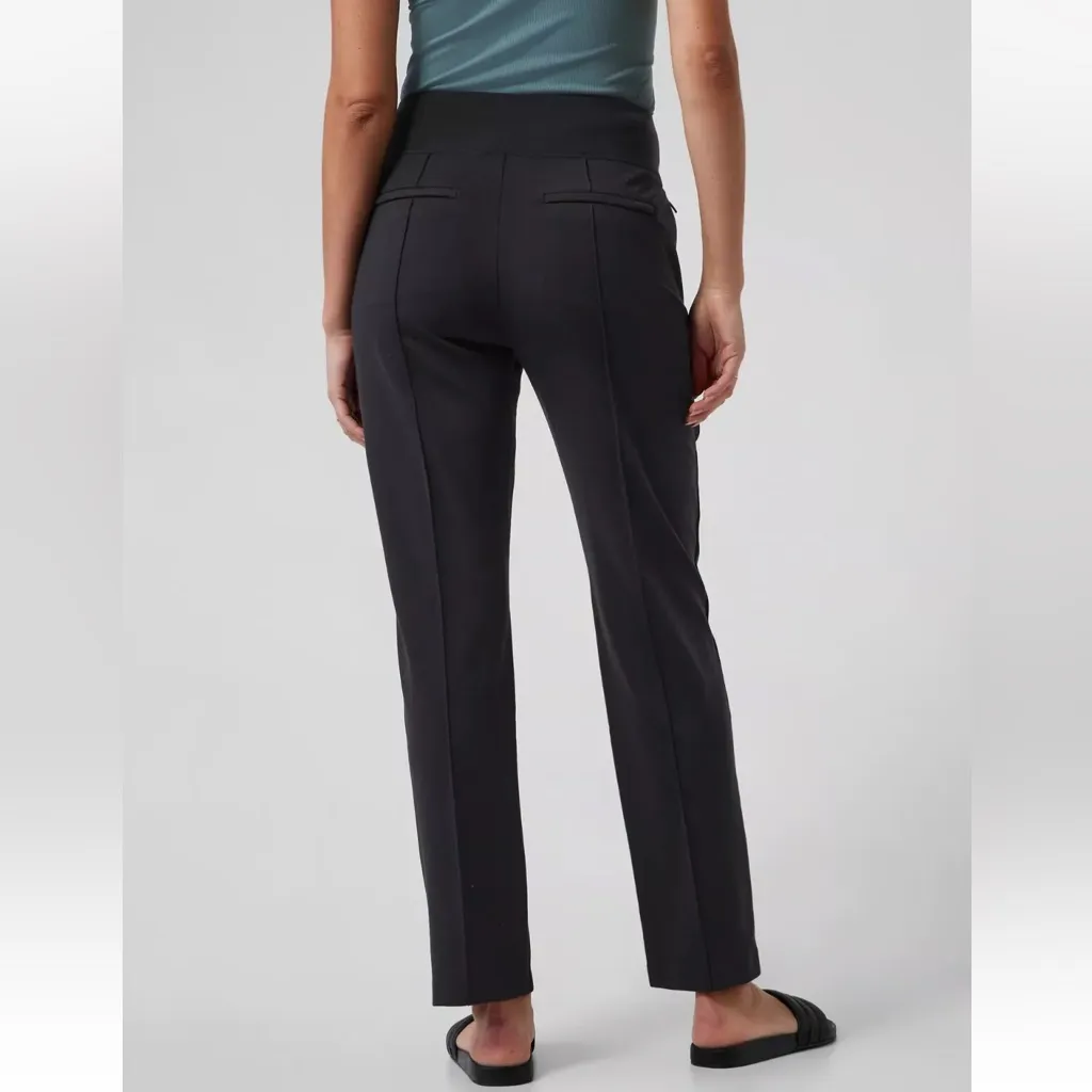 Athleta Eastbound Straight Pant in Black W1932 Sz 4 - Image 2