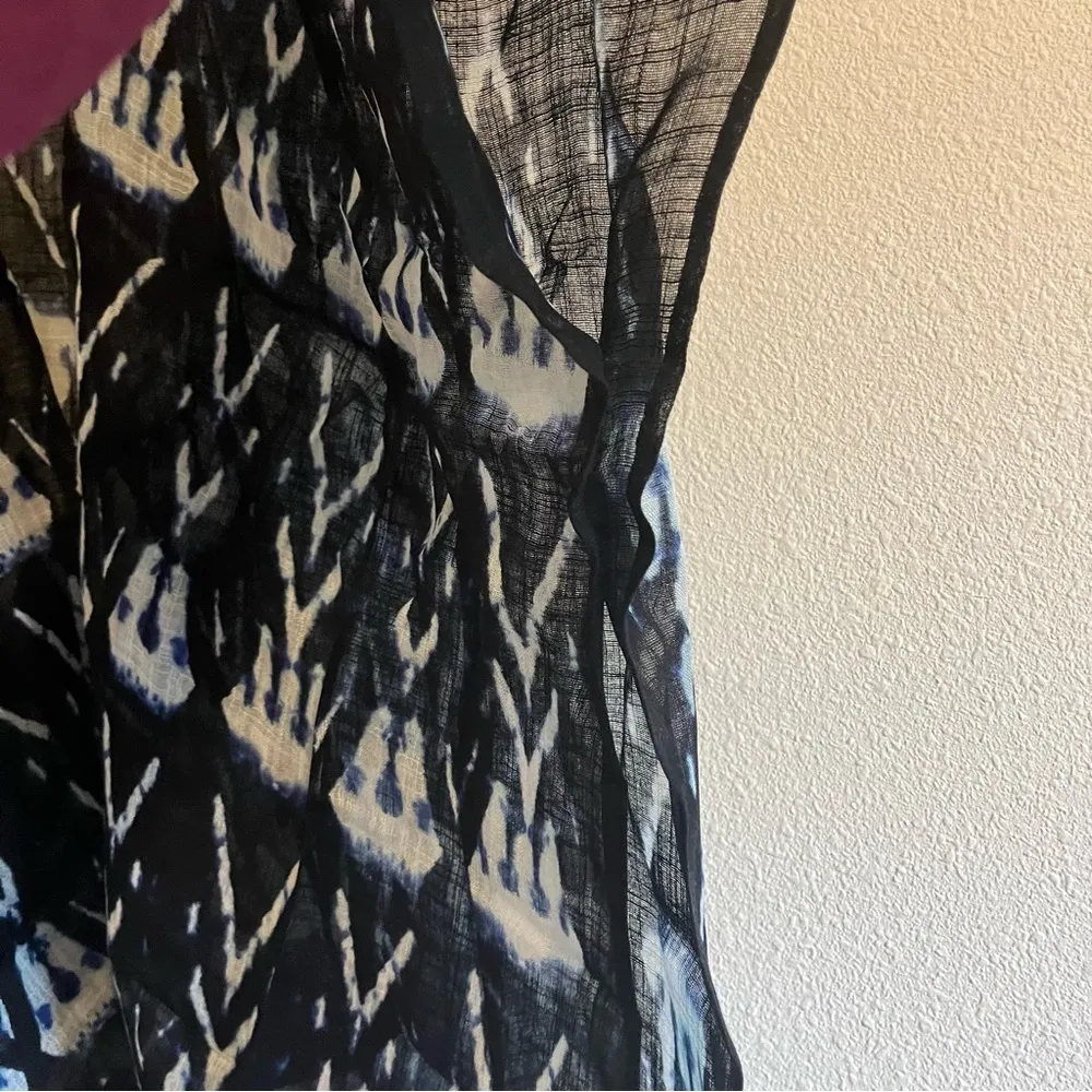 NWT L*Space Shibori Seas Go With the Flow Cover Up Kimono One Size Midnight Blue - Image 6