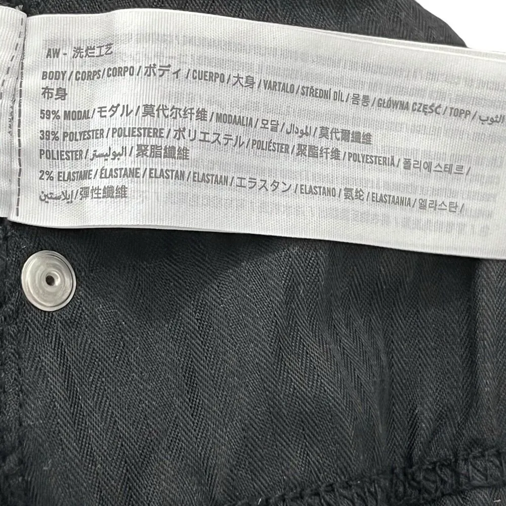 Abercrombie Curve Love Coated 90s Straight Jeans Women’s Size 29 Long Split Hem - Image 11