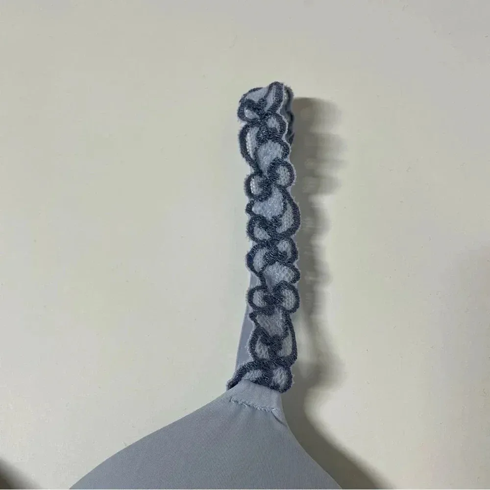 Natori Pure Luxe Full Fit Bra Light Blue Size 32C - Image 3