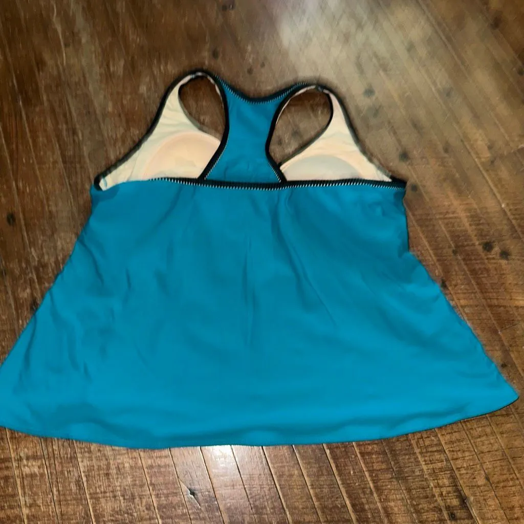 Miraclesuit blue modest 24W cruisewear tankini top - Image 2