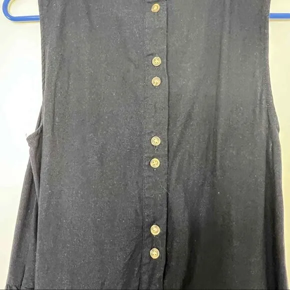 Vero Moda Womens Large Navy Blue Sleeveless Dress‎ Casual Elegant Versatile - Image 7