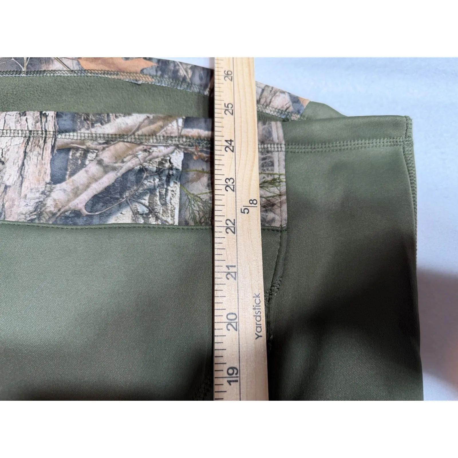 SHE Outdoor Camo Fleece Lined Hoodie Pullover Women's M hunting outdoor Green Size M - Image 4