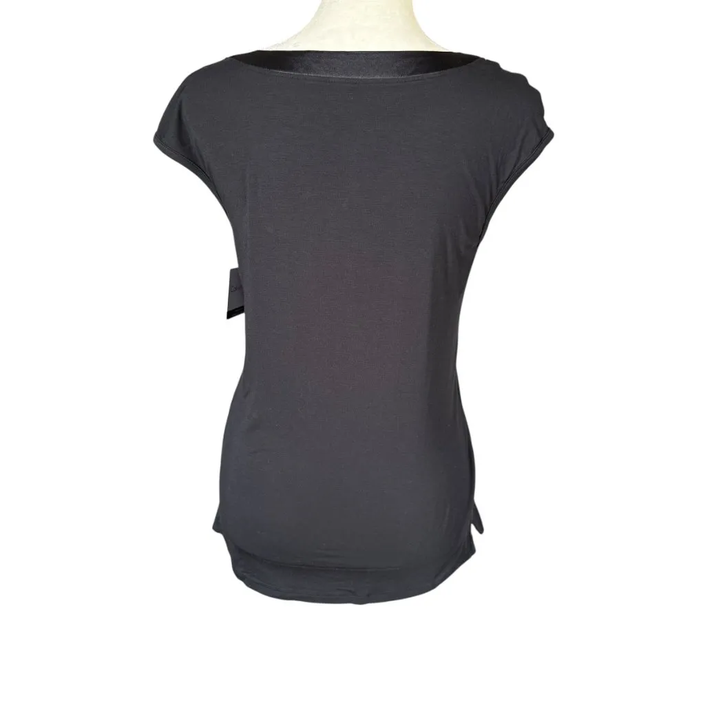 Calvin Klein sleepwear 1 piece black sleeveless v-neck sleepwear top size medium - Image 4