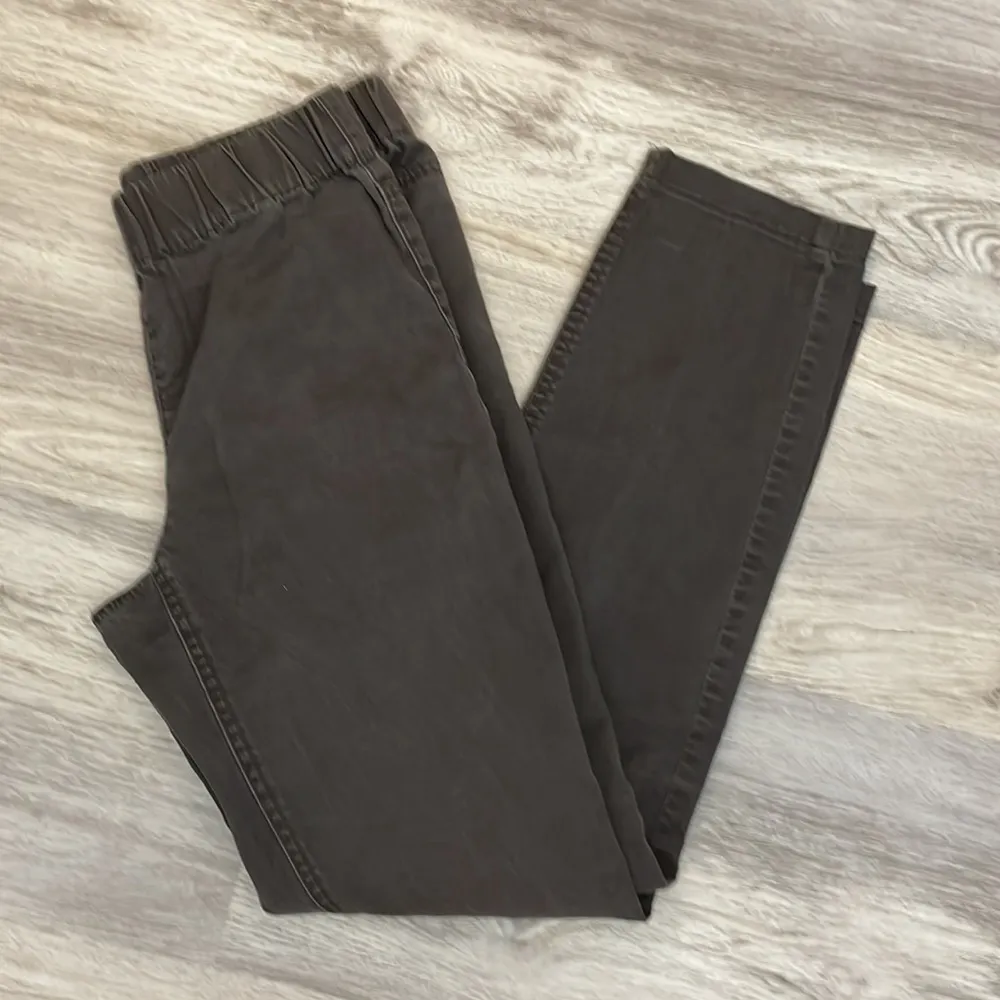 Espirit Chocolate Brown Pull On Elastic Waist Pants Size 2 - Image 2