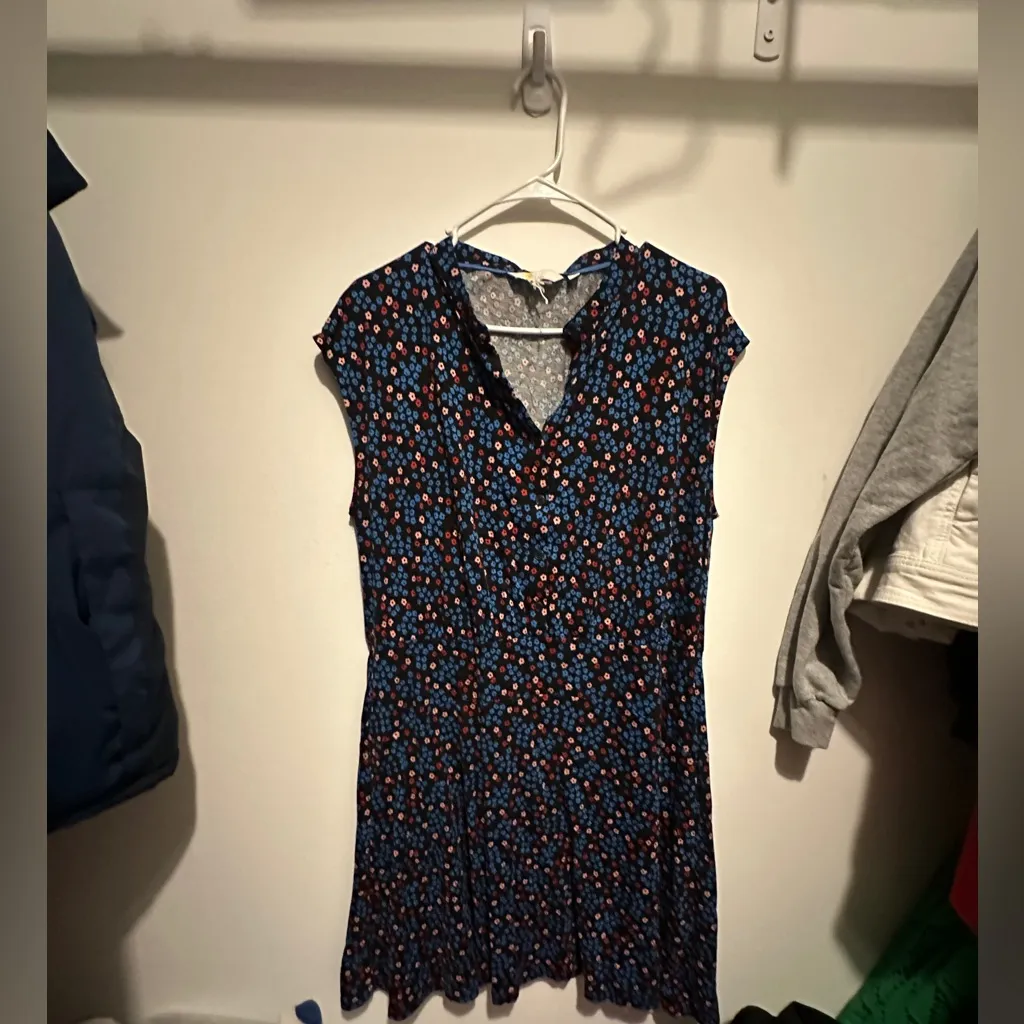 Boden Easy Jersey Shirt Dress 14R Size 14 - Image 4