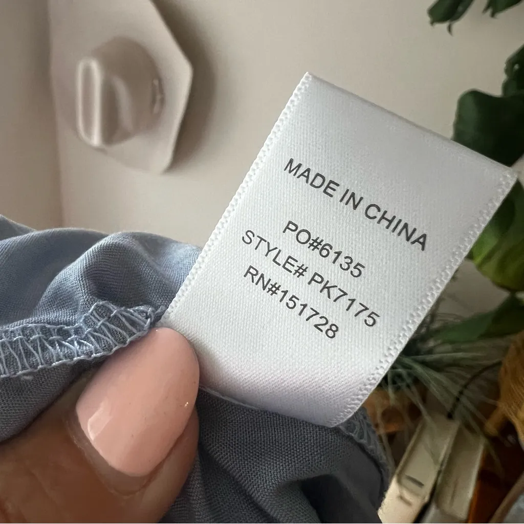 Boutique EE:SOME embroidered eyelet shorts Women’s SIZE LARGE 100% cotton demure Blue - Image 6