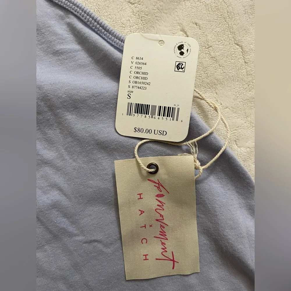 Free People Movement Hatch NWT Hot Shot Onesie Orchid Jumpsuit Size S Purple - Image 7