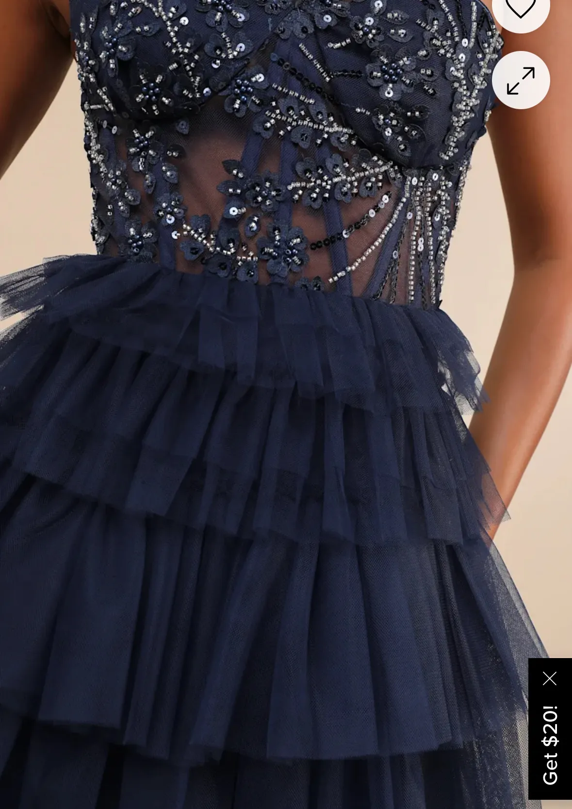 Lulus Navy Blue Mini Dress - Image 2