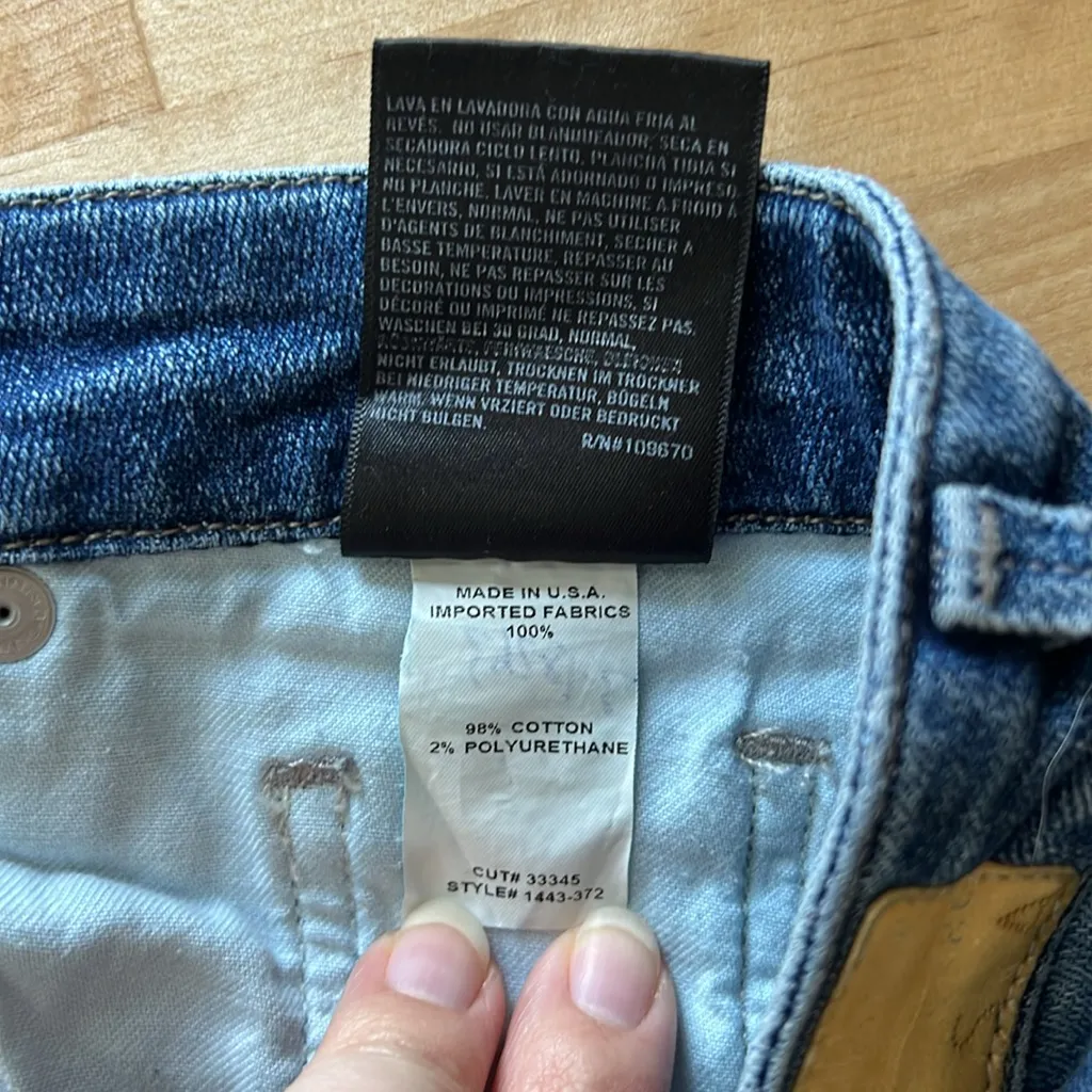 Citizens Of Humanity Low Rise Distressed Skinny Jeans, 27 - Image 12