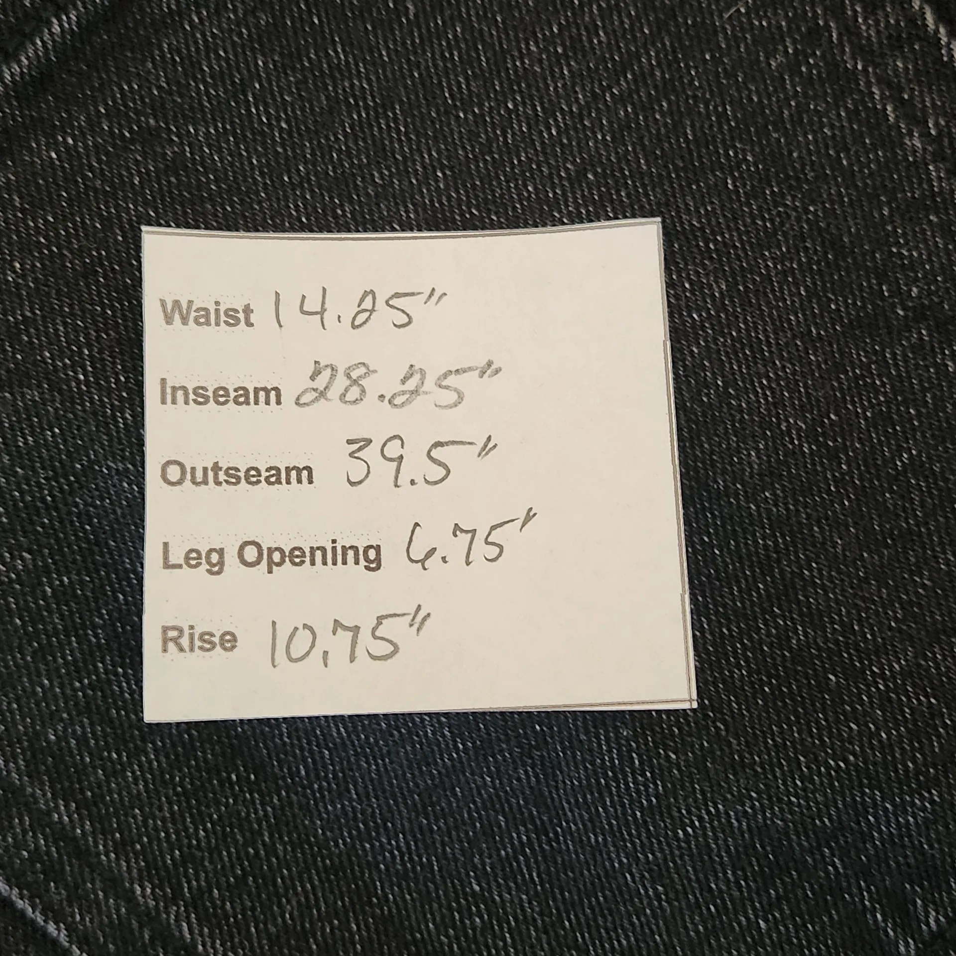 Abercrombie & Fitch Black Skinny High-Rise Jeans with Ankle Slits Size 6 Short - Image 8