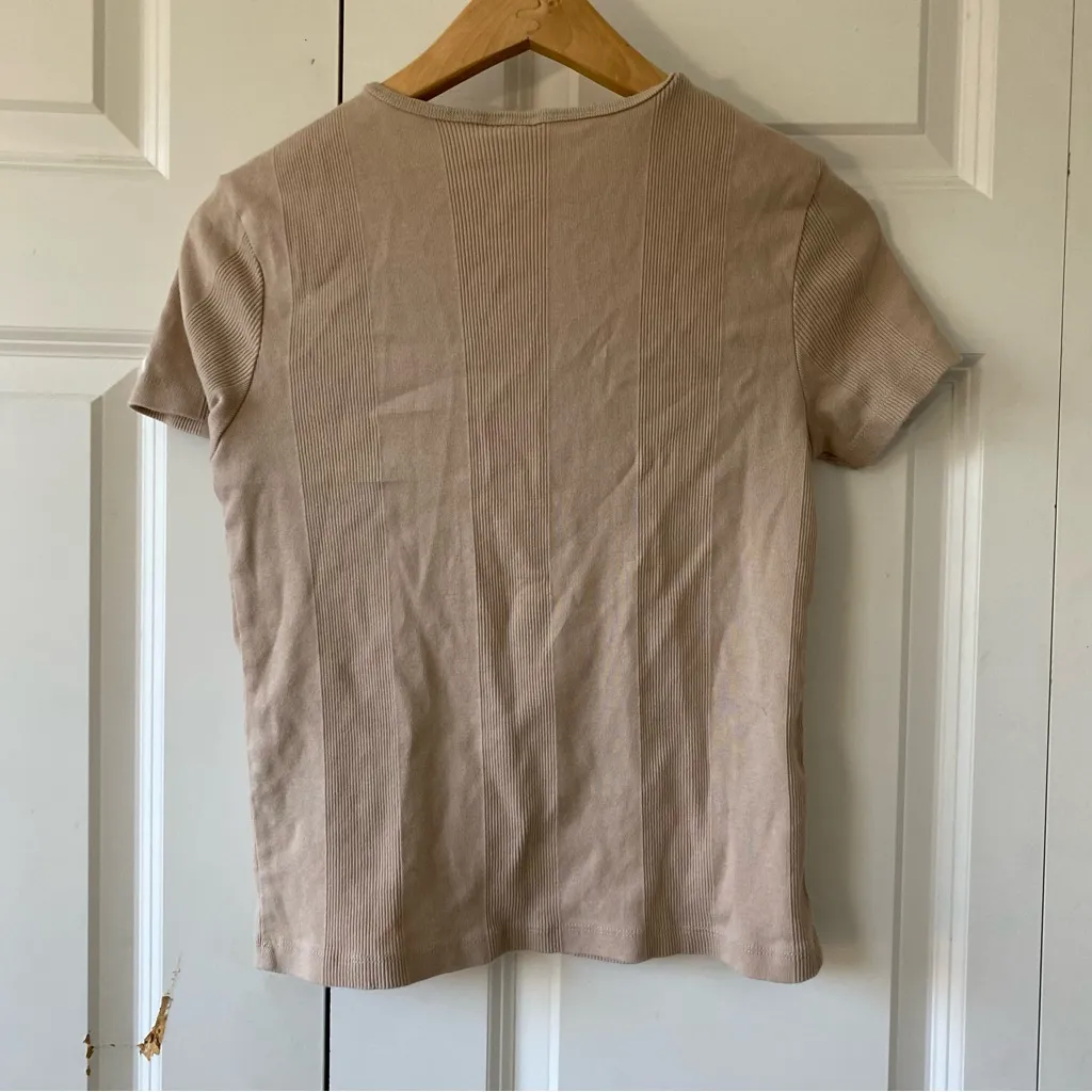 STARTER Beige Short Sleeve Women's Tee - Image 2