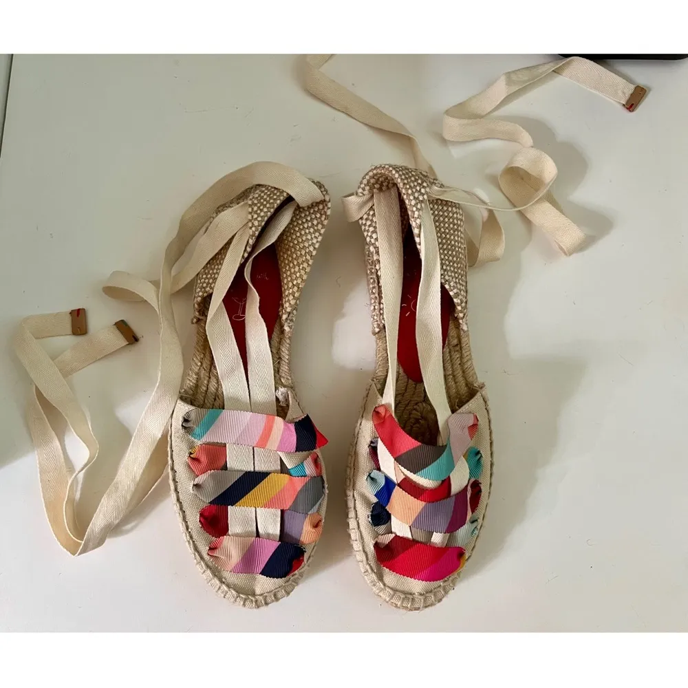 Castaner x Paul Smith Women's Colorful Espadrilles Blue Size 7 - Image 3