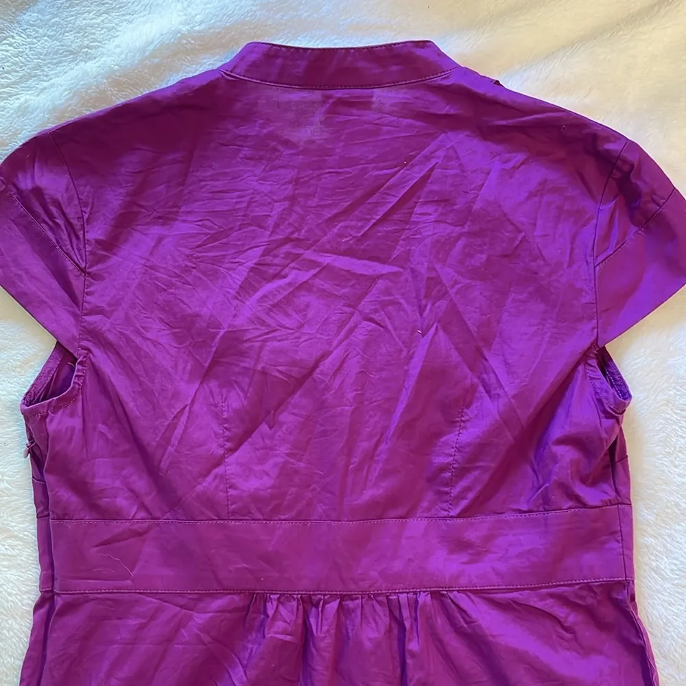 Purple-plum Ruffled Blouse - Image 6