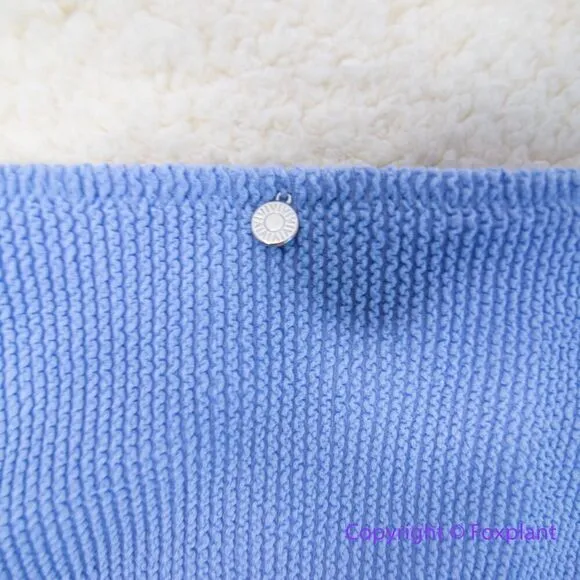 New! Rhythm. wave break beach pant bikini bottom in violet blue, size XL Blue - Image 8