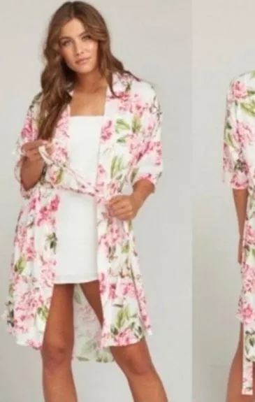 Show Me Your Mumu Floral Robe with Sash One Size - Image 2