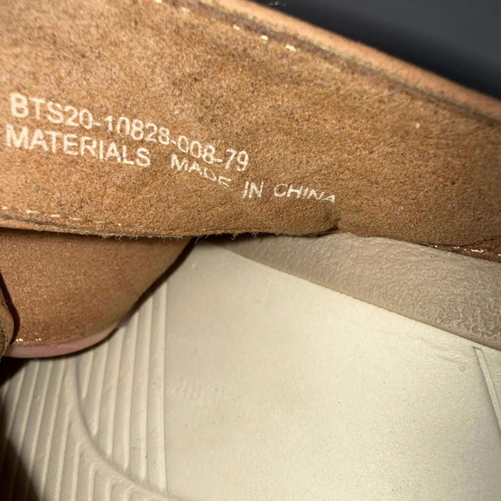 Baretraps Aster Sandals Gorpcore Brown Faux Leather Minimalist Slip On Slides 10 - Image 5