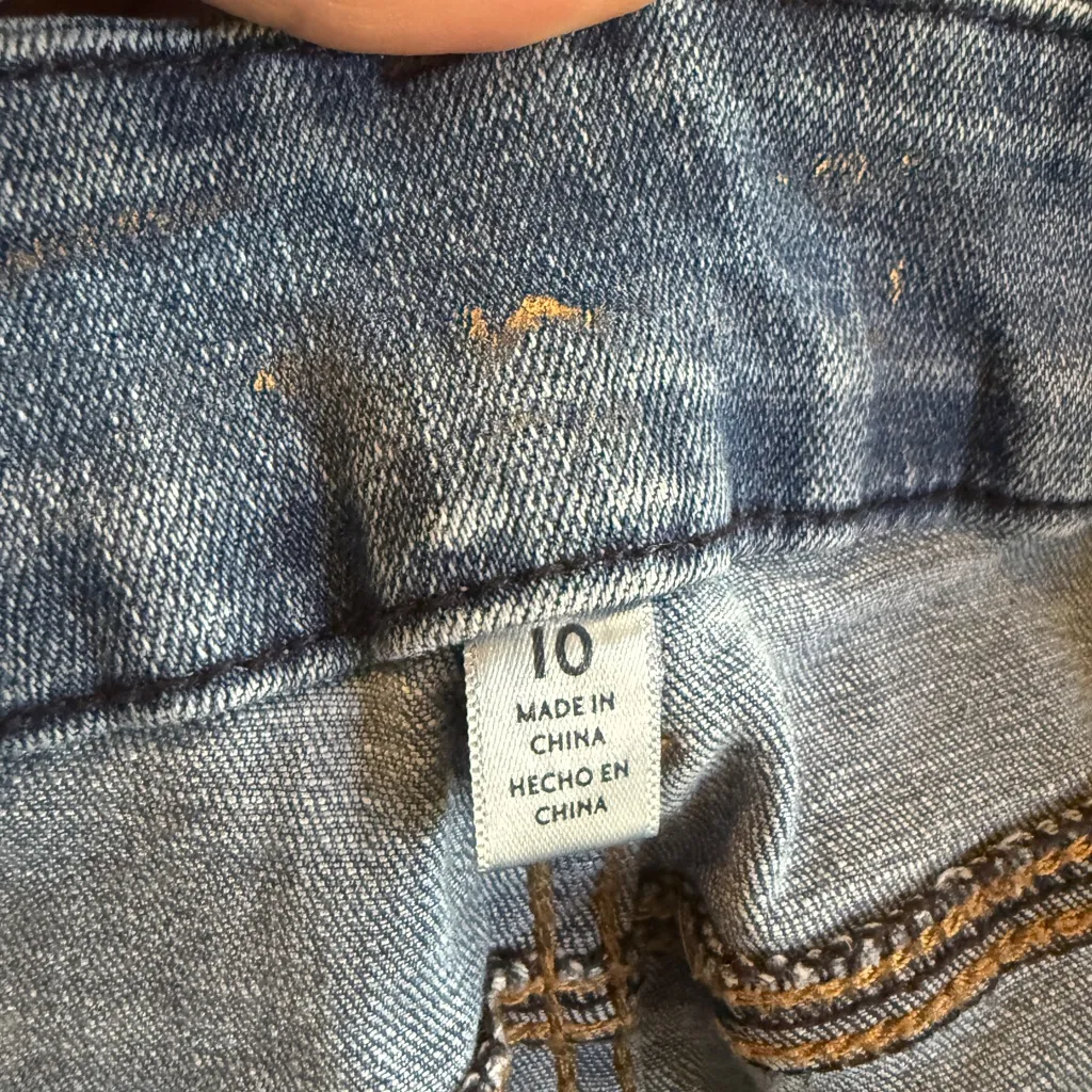 Seven 7 EUC Tummyless High Rise Skinny Blue Denim Jeans - Image 4