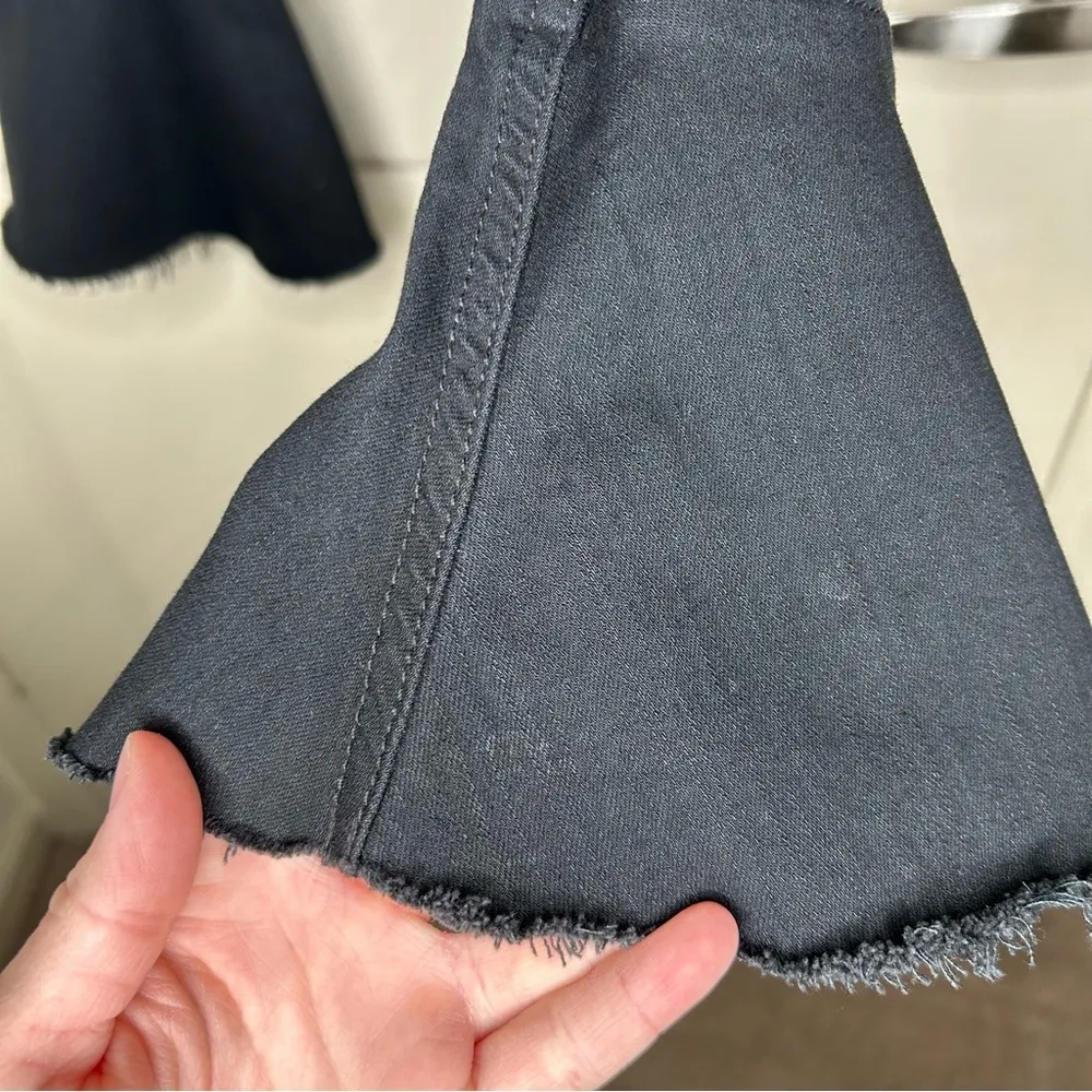 Mother The Cha Cha Fray jeans Not Guilty 28 Black - Image 16