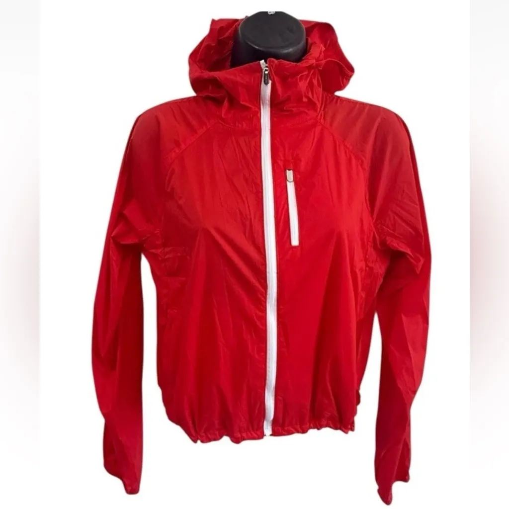 Athleta Women’s Crop Jacket Red Ascender Size XXS - Image 2