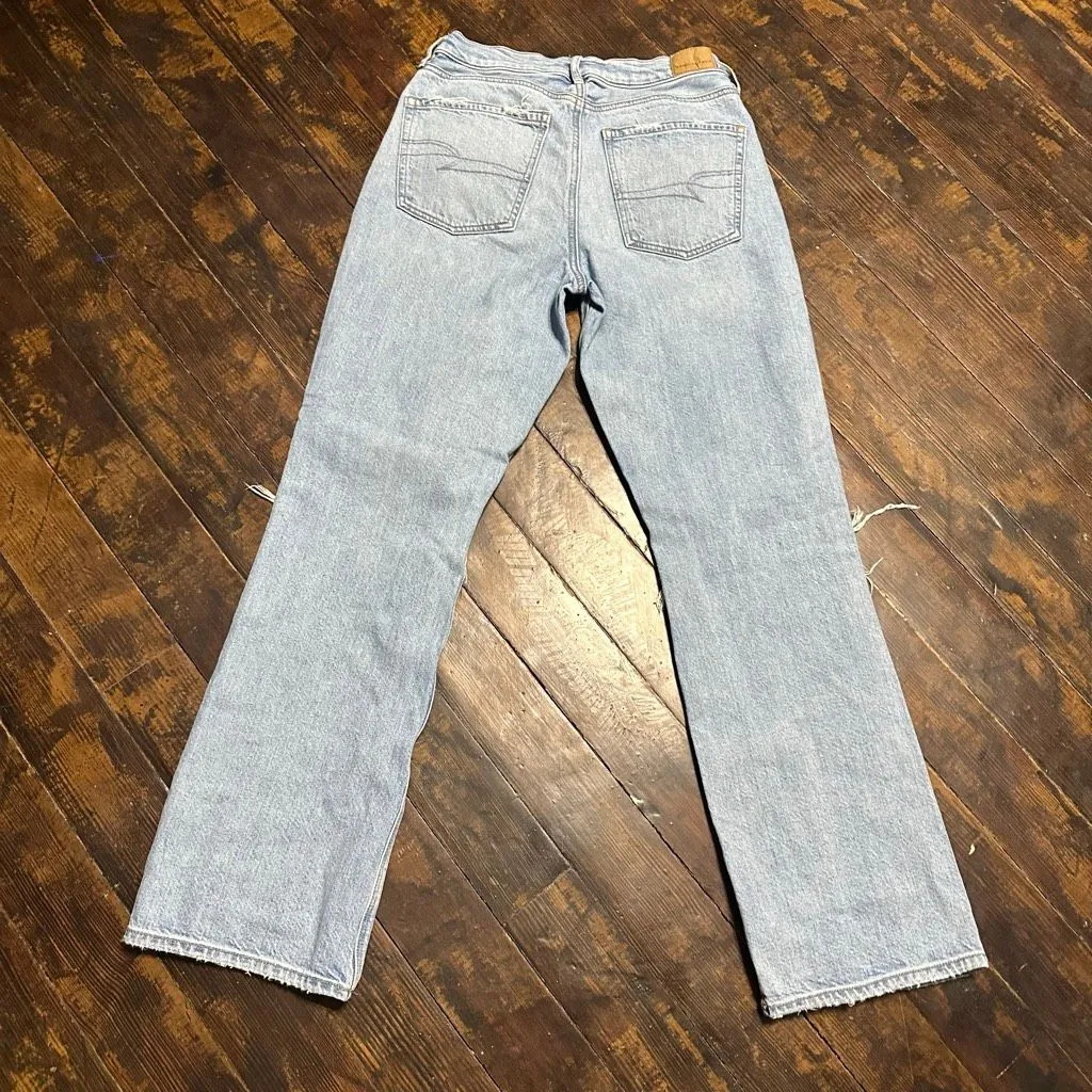 American Eagle western cowboycore distressed 90’s bootcut jeans - Image 3