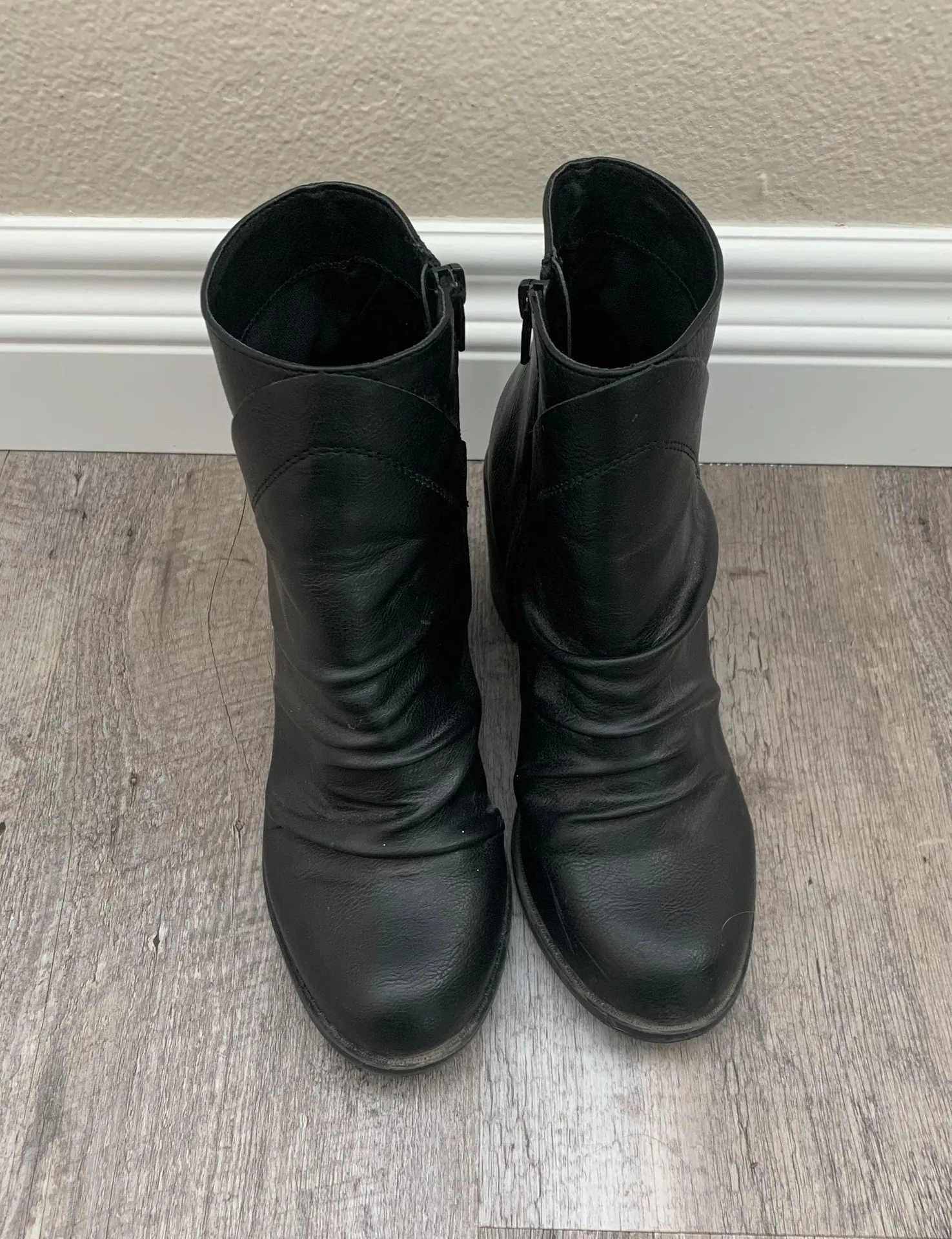 Universal Thread Faux Leather Ankle Booties - Image 3