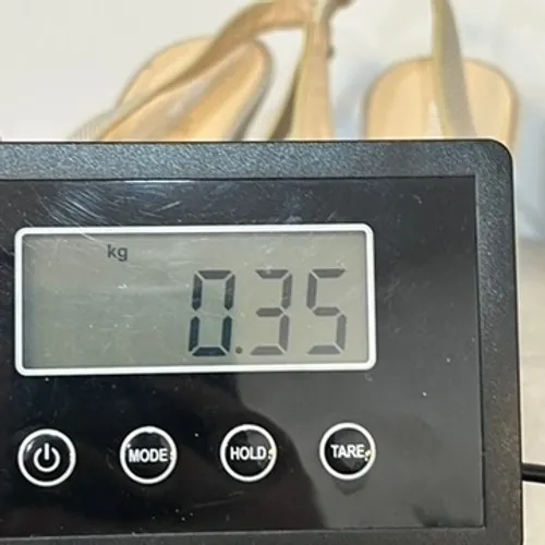 Amalfi Vintage Kitten Heel Mules 9B Leather Beige Bow Sling Back Square Toe Y2k Size 9 - Image 12