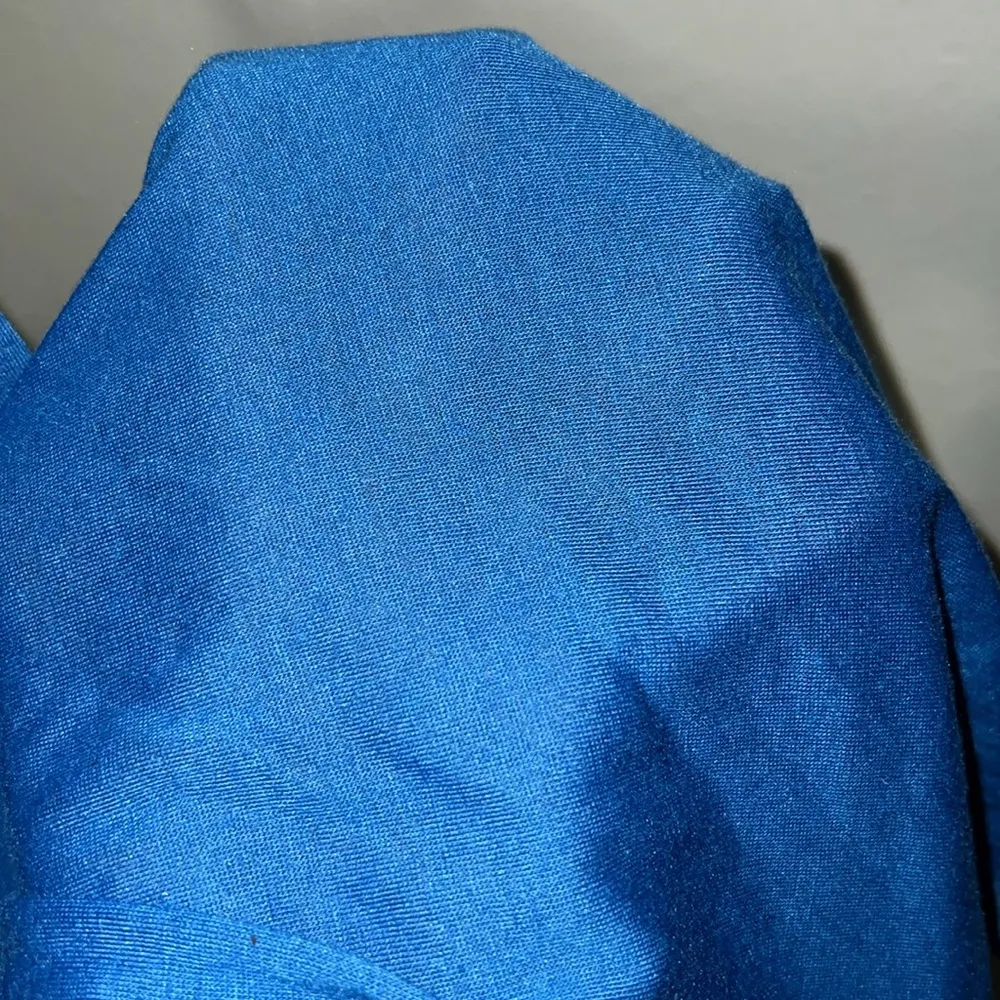Multifunctional Blue Scarf Hijab With Loose Ends To Add Beads Or Tie NWOT - Image 4