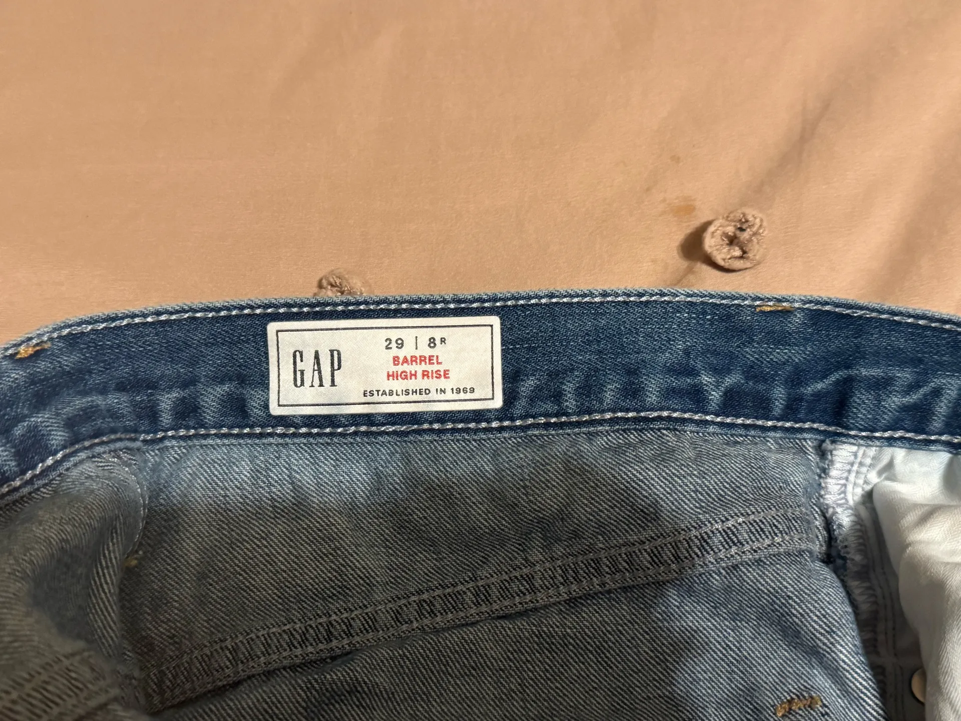 Gap  High-Rise Barrel Jeans - Image 6