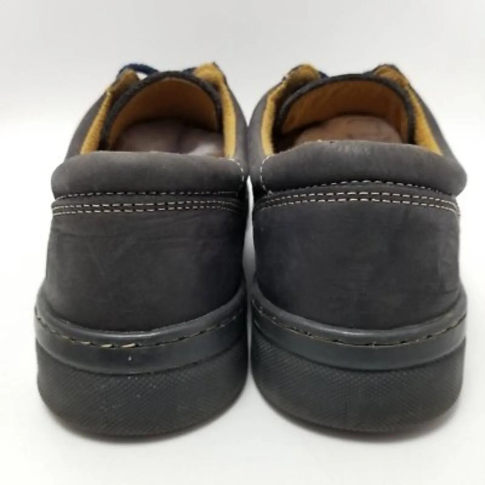 Ecoland Mens Leather Lace Up Sneakers Shoes Size 42 Gray - Image 4