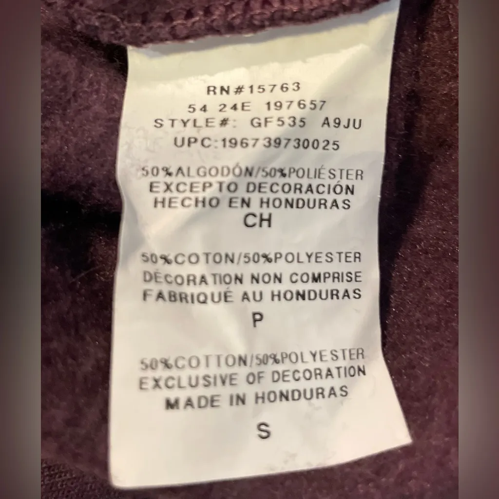 Champion Women's Crew Neck Long Sleeve Plum / Purple Sweatshirt Small‎ - Image 5