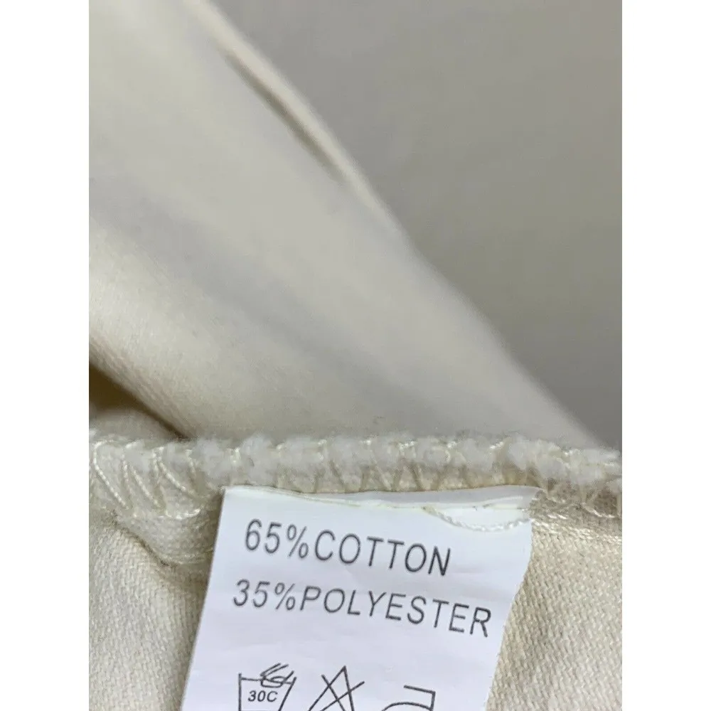 LF Carmar Distressed Cream Jean jacket - Image 2