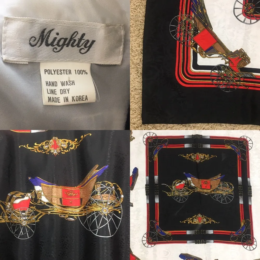 Vintage 80s 90s Scarf Bomber Jacket - Image 8