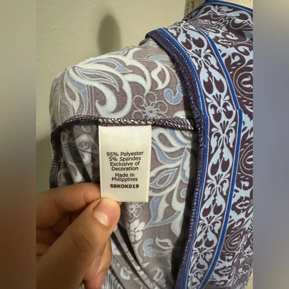 Home Magnolia Grace Alhambra Embroidered Trim Knit Dress size S color s Purple - Image 6