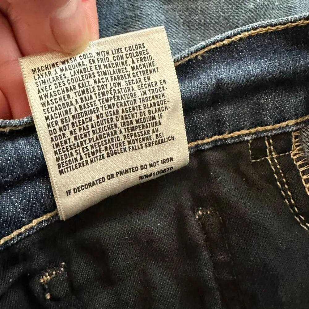 Citizens of Humanity Womens Cutoff Raw Hem Denim Jean Booty Shorts Size 31 - Image 9