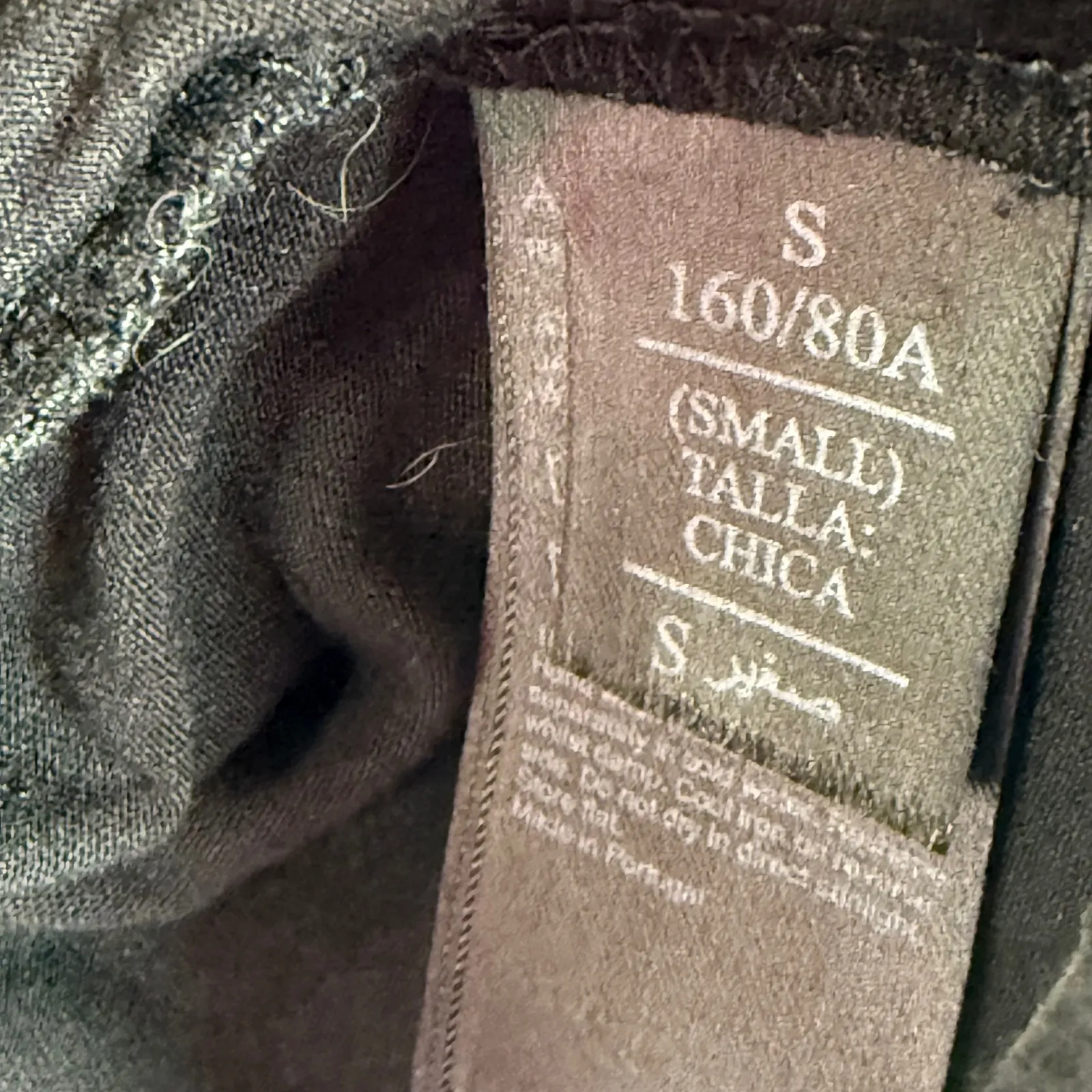 AllSaints Jayda Jersey Dress‎ Black Sleeveless Tie Waist Casual Womens Small - Image 6