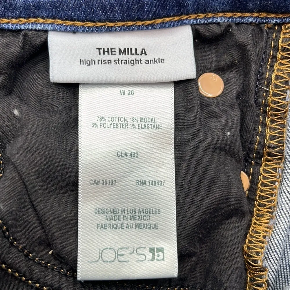 Joes Jeans The Milla High Rise Straight Ankle Size 26 - Image 9