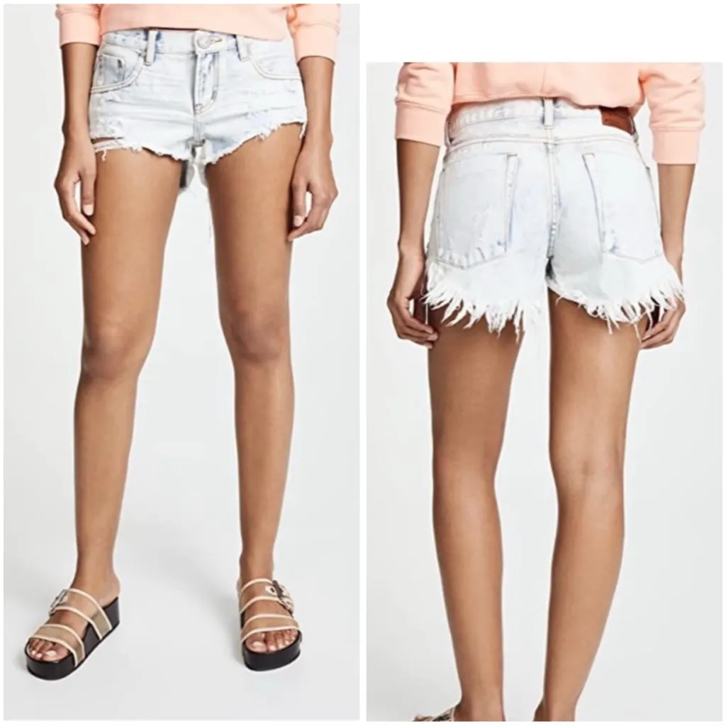 One Teaspoon Low Waist Bonita Shorts, 28” - Image 11