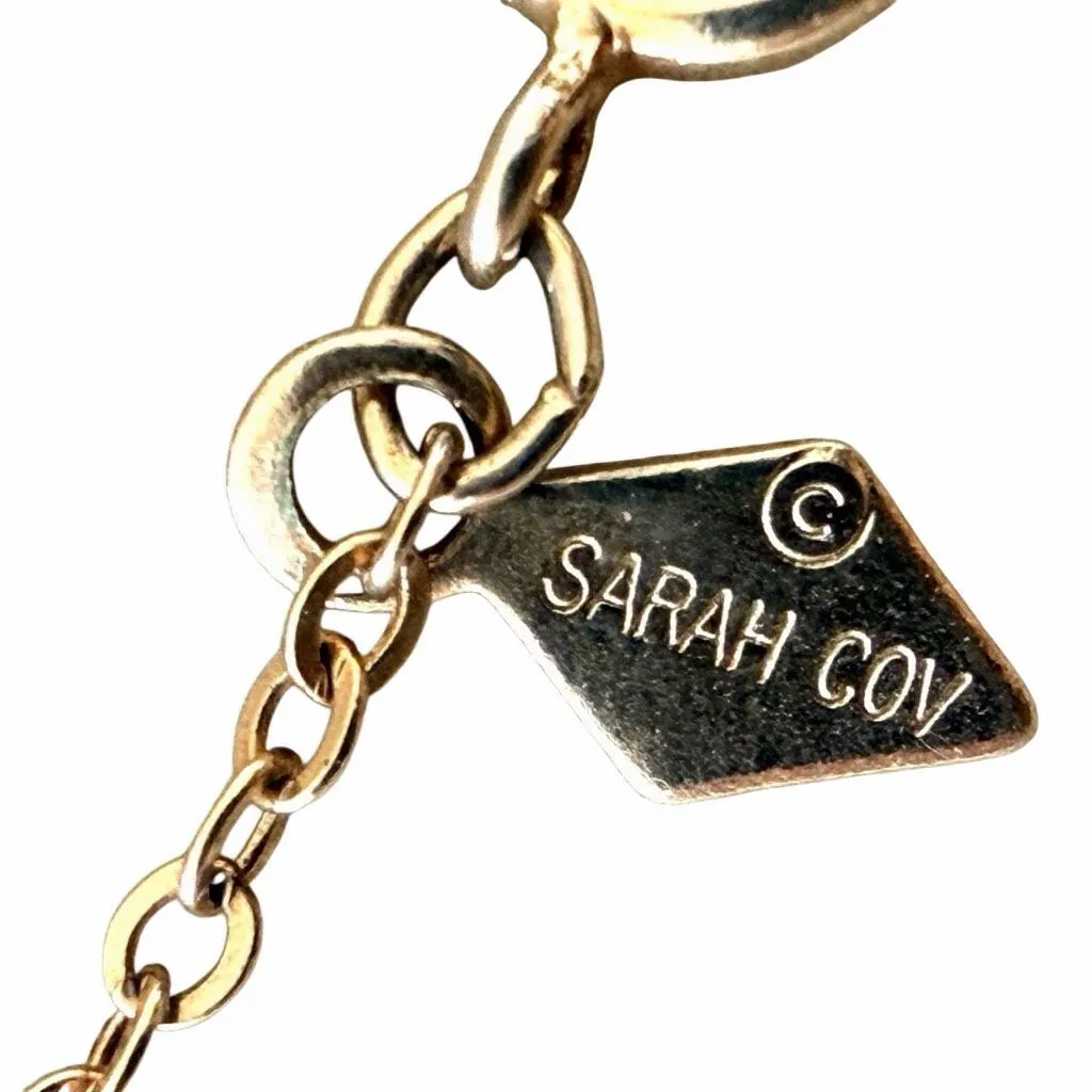 Sarah Coventry Vintage Art Glass Confetti Bead Necklace - Image 6