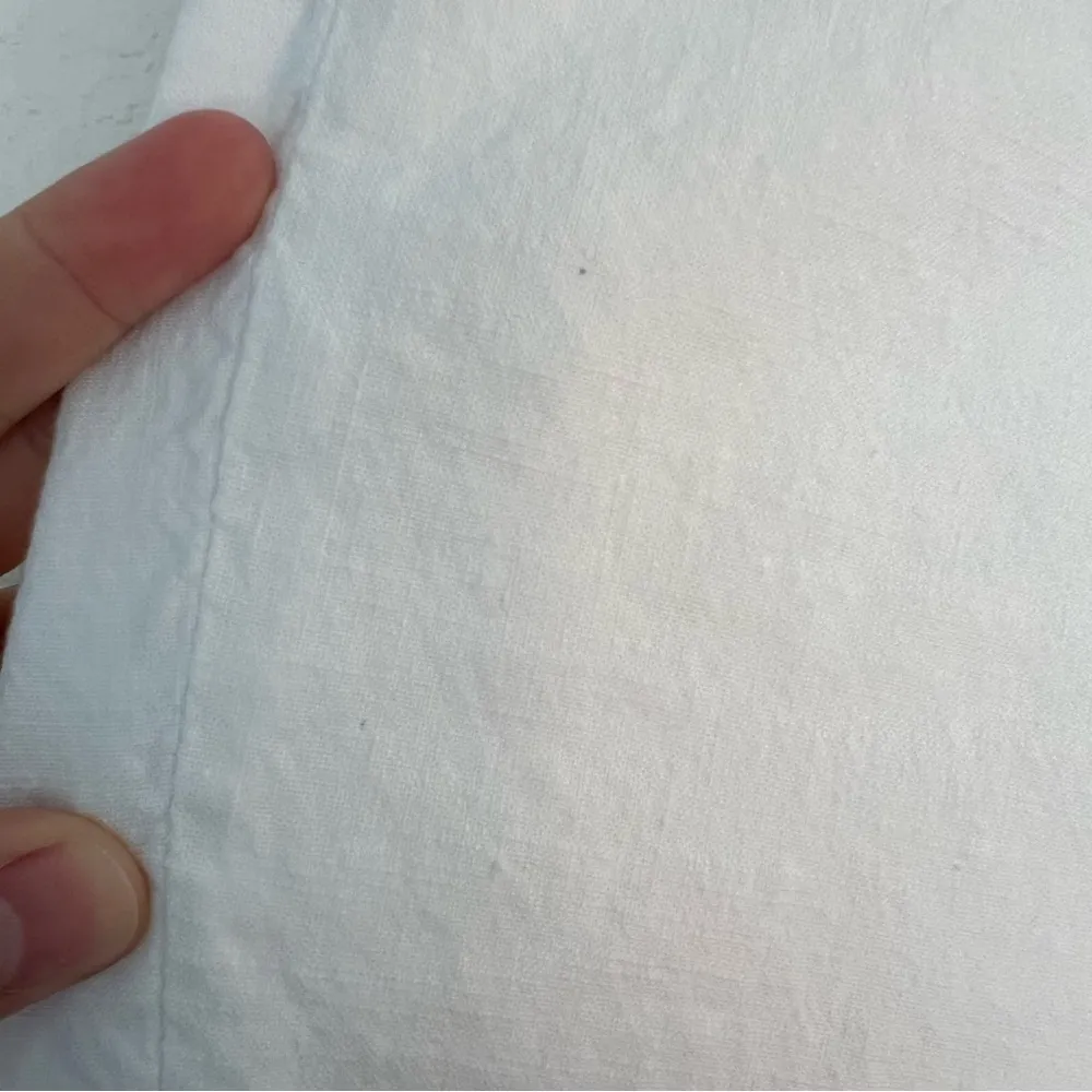 Frank & Eileen Linen Blend Wicklow pants white 10 - Image 3