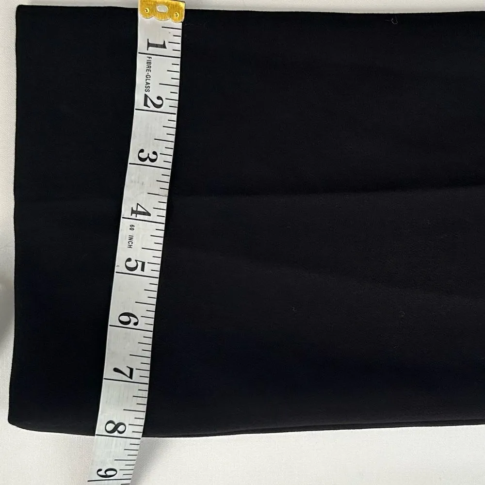 L’Agence Black Straight Leg High Rise Lined Dress Pants Size 6 - Image 11