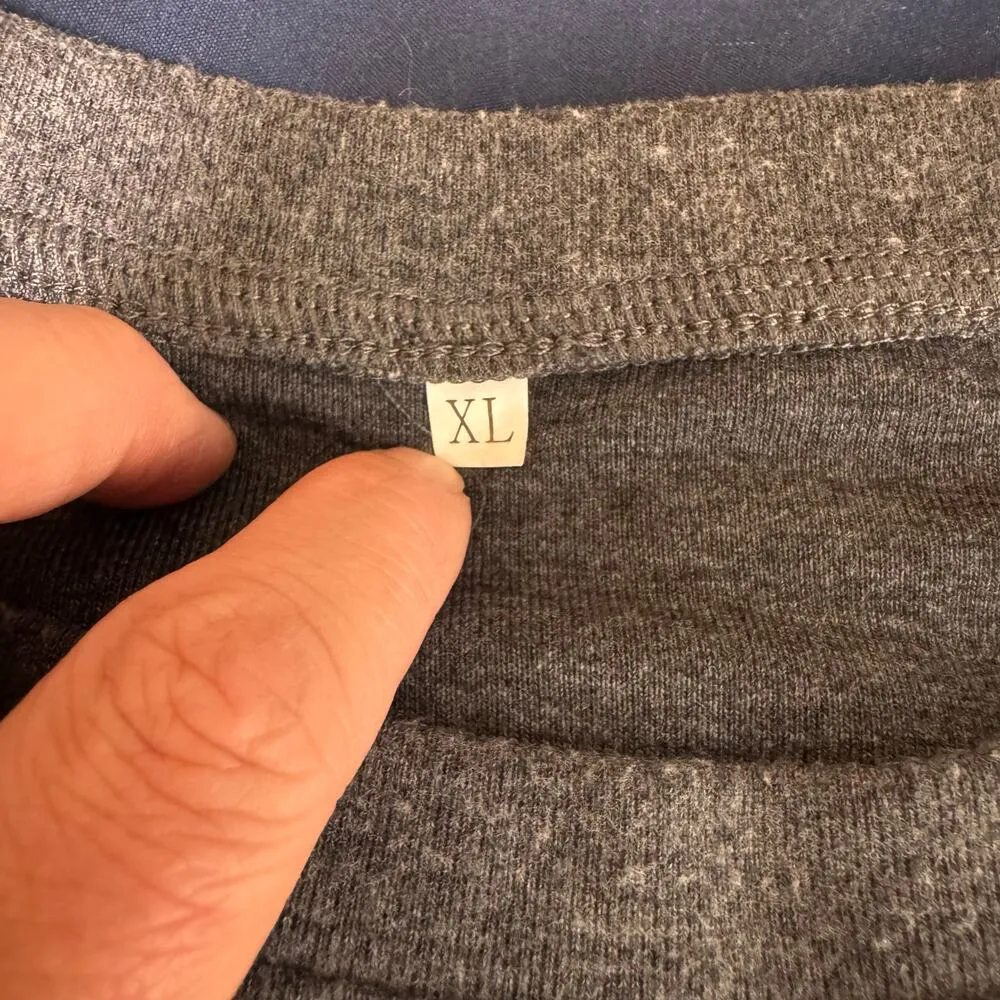 SENSERISE Women’s Size XL Gray Casual Layering Crewneck Long Sleeve - Image 6