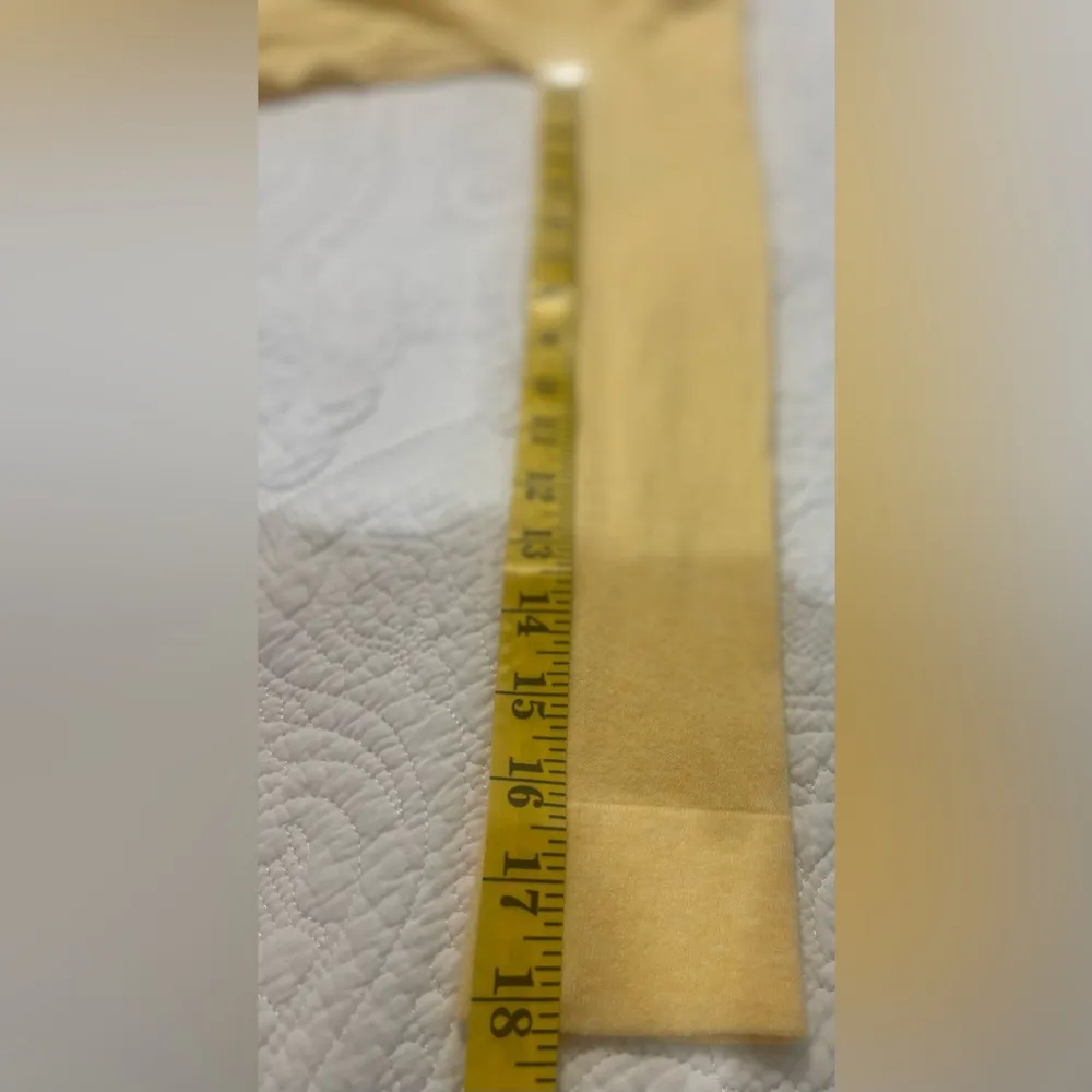 J Crew Teddie cotton sweater. Fun yellow. Crew. Size XS. - Image 4