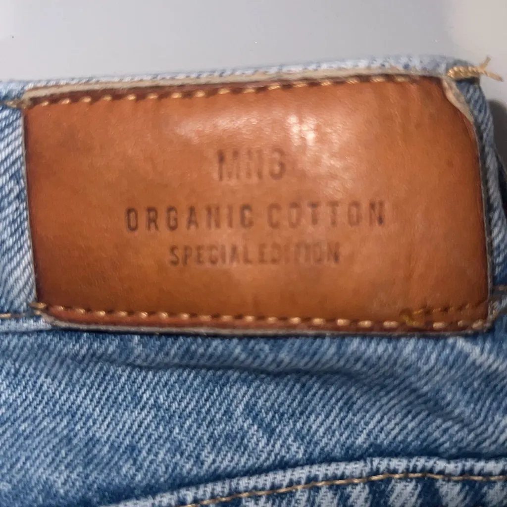 Mango Cropped High Waist Culotte Jeans 8 - Image 6