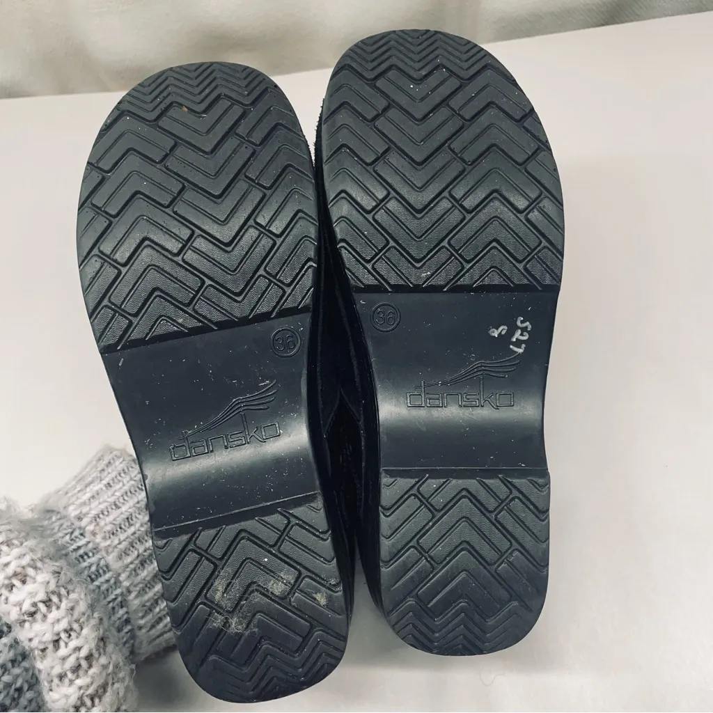 Dansko  Black Suede Clogs EU 36 / Women’s 5.5 - 6 - Image 9