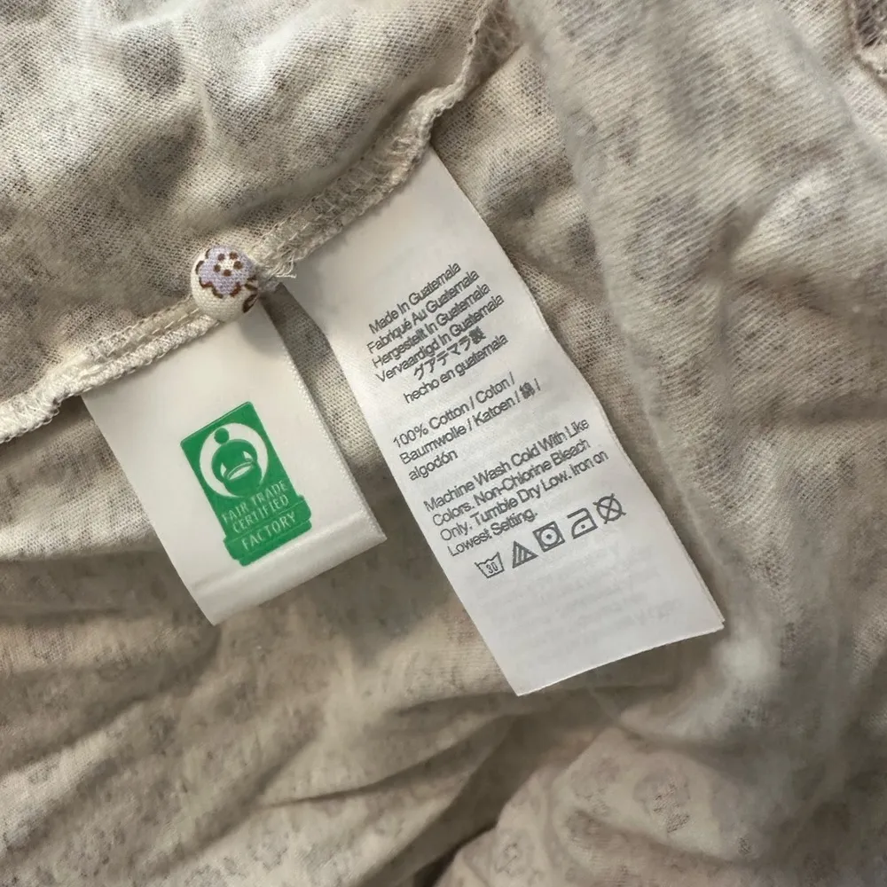 NWT J. Crew Broken-in Jersey Top Cotton Hyacinth Floral Print Size M - Image 5