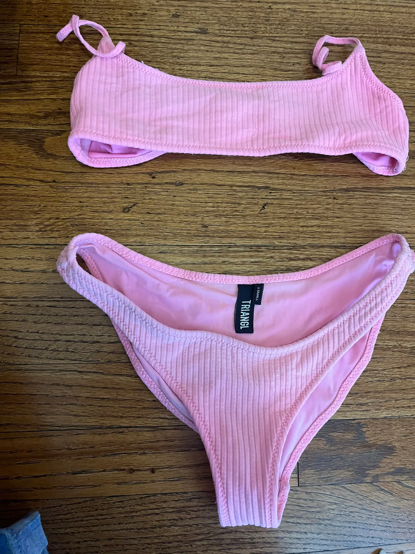 Triangl Pink Bikini Set - Image 3