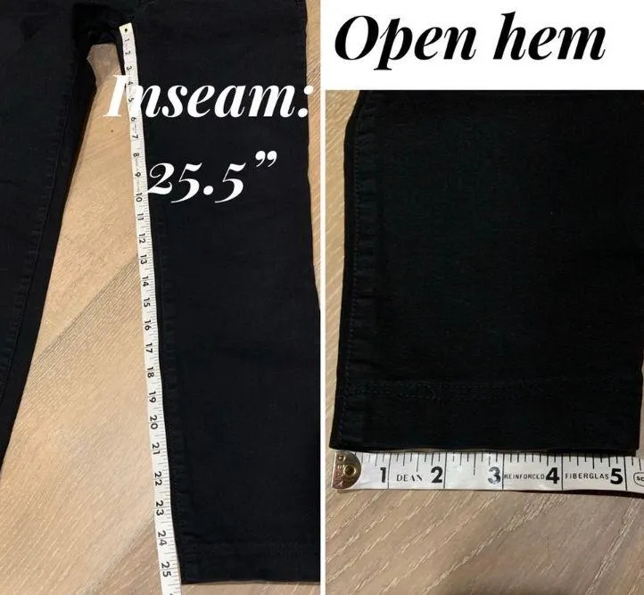 Gap black legging jean size 26 Short - Image 7