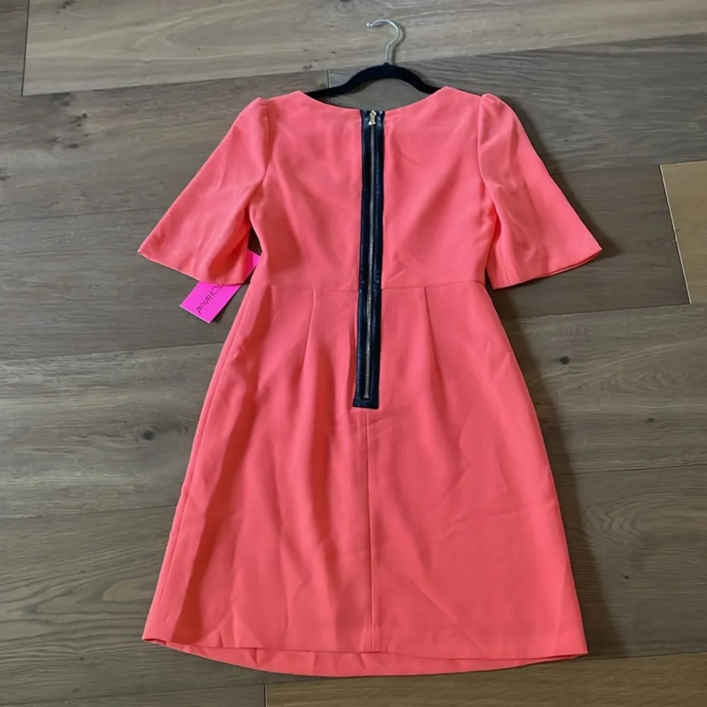 Betsey Johnson Orange/Coral Sheath Dress Size 4 NWT - Image 11
