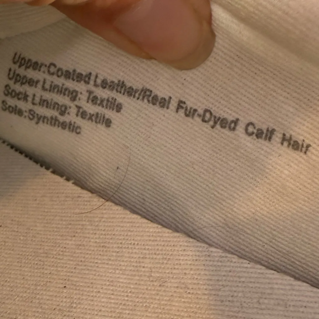 Madewell‎ Court Sneakers in Spotted Calf Hair Size 8.5 - Image 9